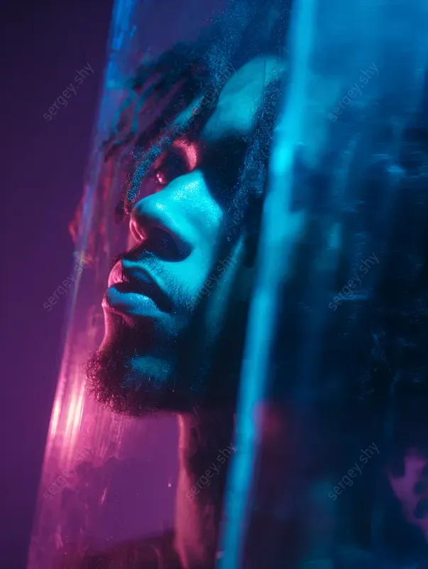 Glass Distortion Portraits