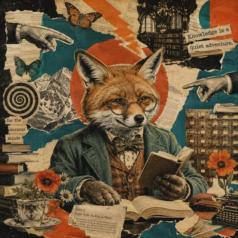 Vintage Torn Paper Collage Generator