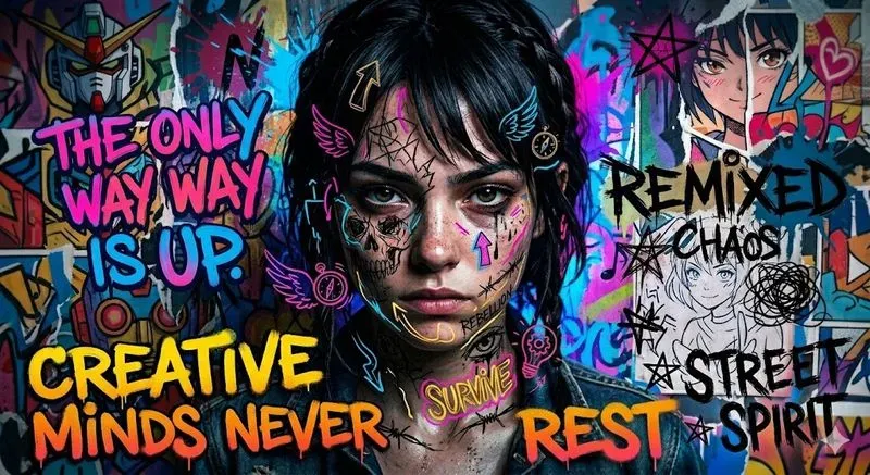 Cinematic Portraits With Doodle Art