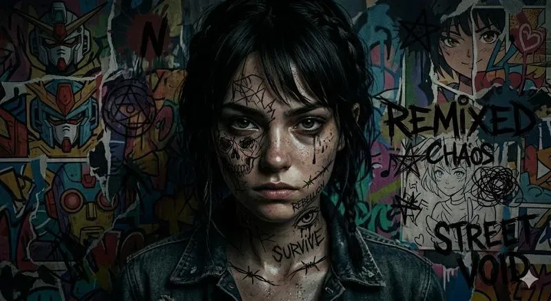 Cinematic Portraits With Doodle Art