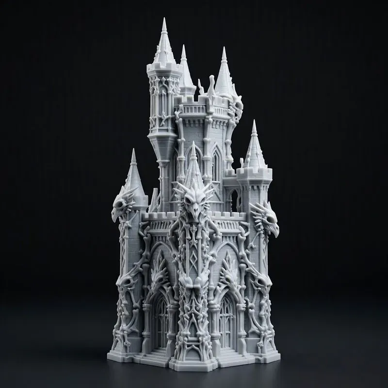 Dark Fantasy Architecture Environments