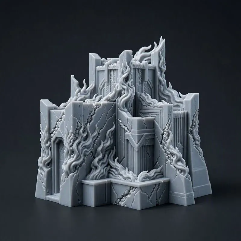 Dark Fantasy Architecture Environments
