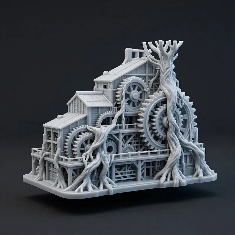 Dark Fantasy Architecture Environments
