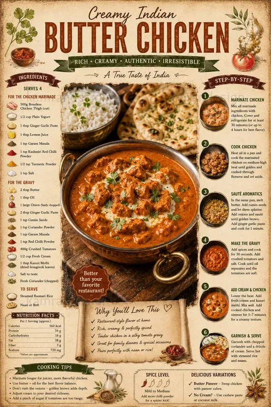Vintage Recipe Infographic Posters