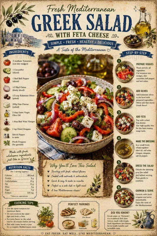 Vintage Recipe Infographic Posters