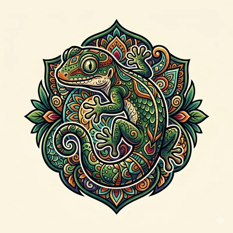 Whimsical Reptile Emblems