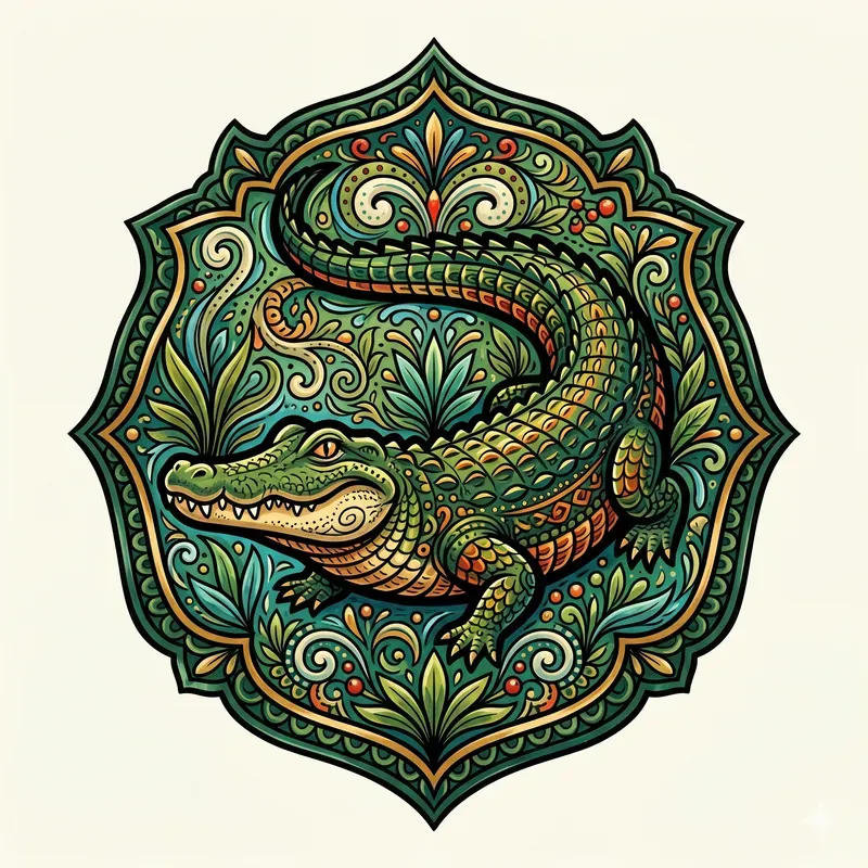 Whimsical Reptile Emblems
