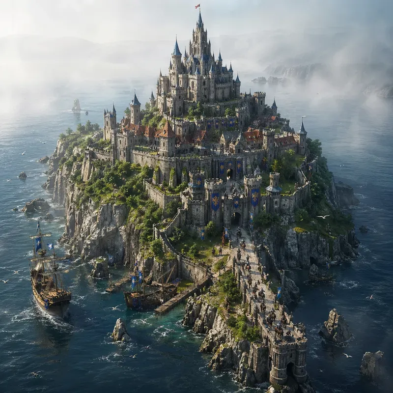 Miniature Landmark Island Worlds