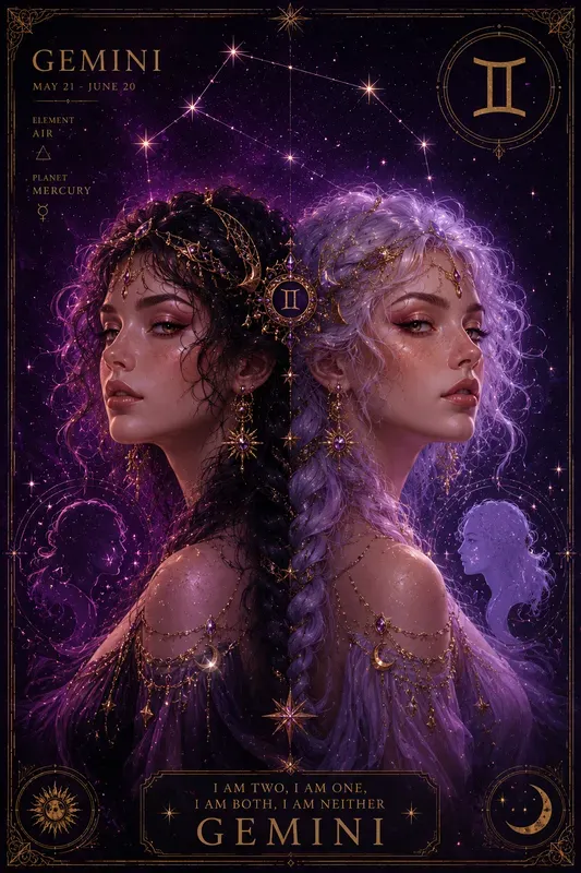 Celestial Zodiac Sign Posters