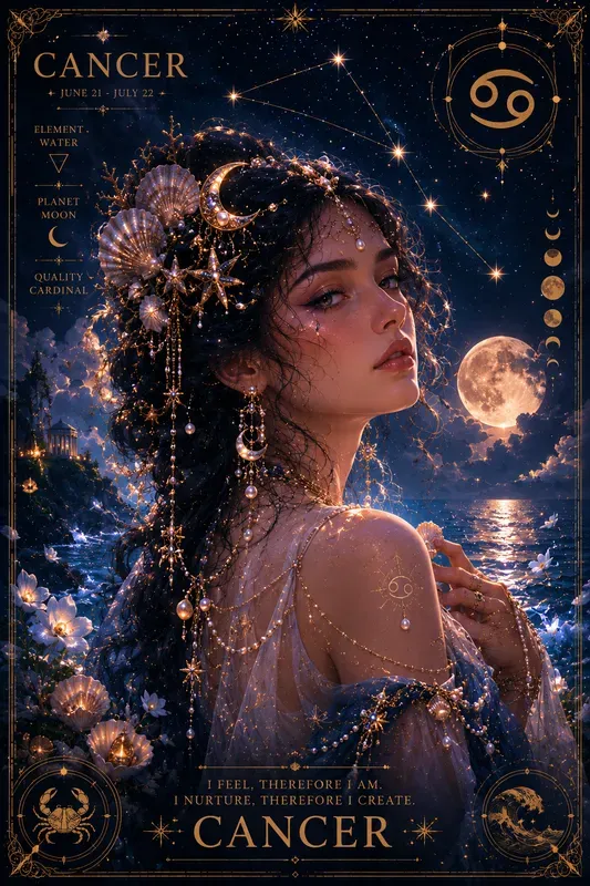 Celestial Zodiac Sign Posters