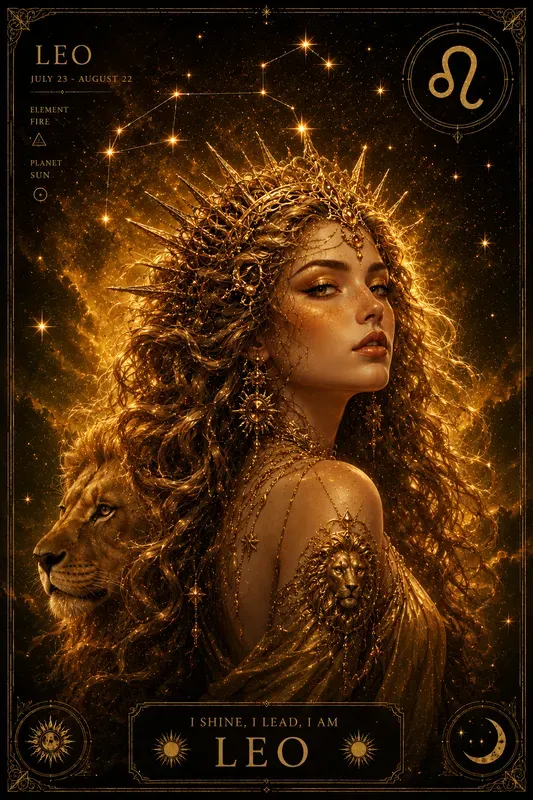Celestial Zodiac Sign Posters