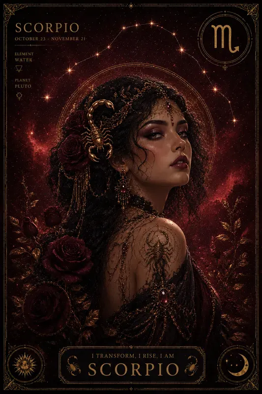 Celestial Zodiac Sign Posters
