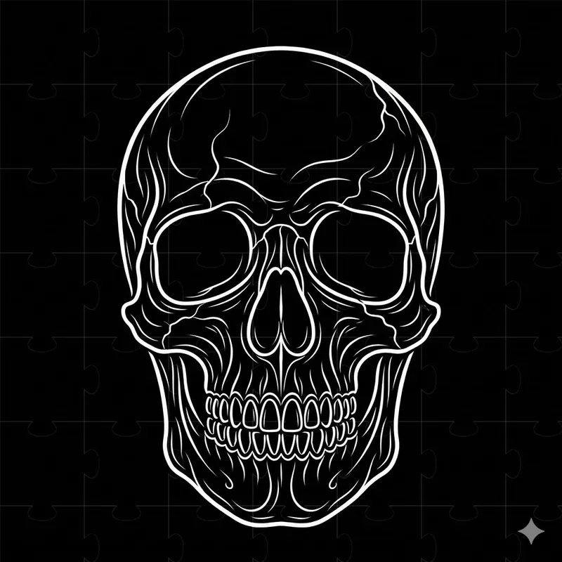 White Line Art For Engraving