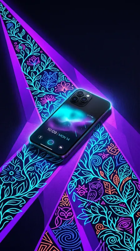 Invisible Neon Uv 3D Product Stages