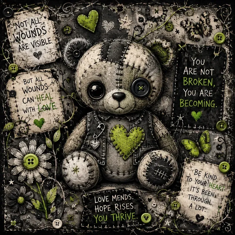 Stitched Hearts Healing Art