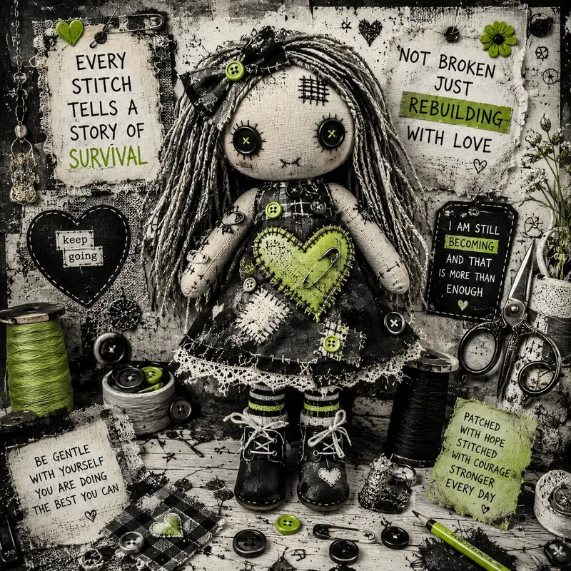 Stitched Hearts Healing Art