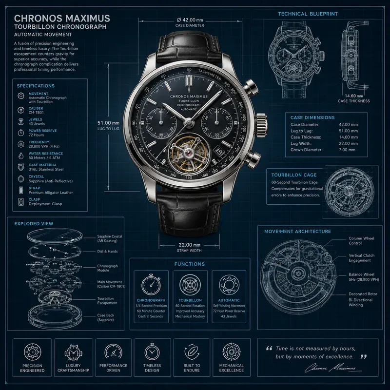 Product Blueprint Infographics