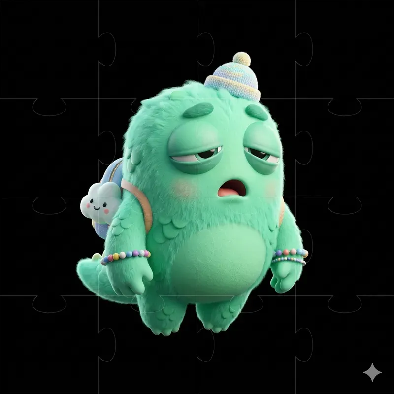Cute 3D Monster Character Studios