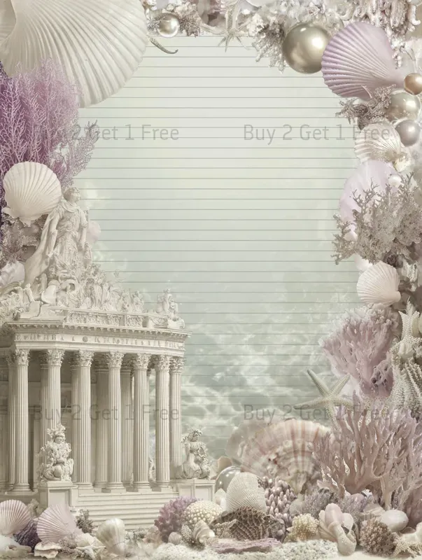 Mothers Day Mermaid Plain Papers