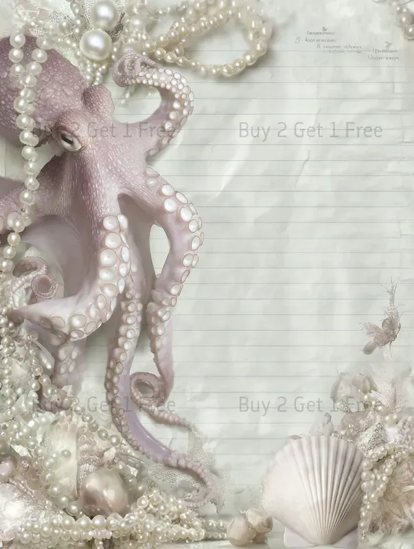 Mothers Day Mermaid Plain Papers