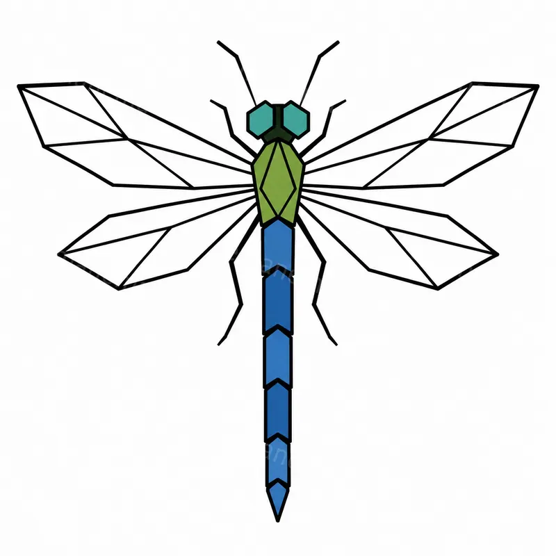 Geometric Vector Insect Icons