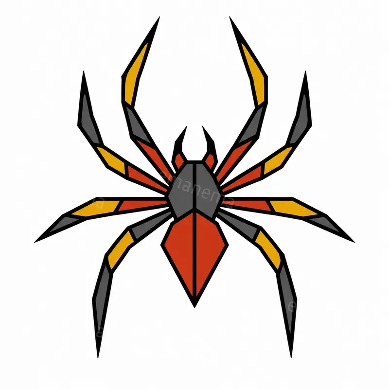 Geometric Vector Insect Icons