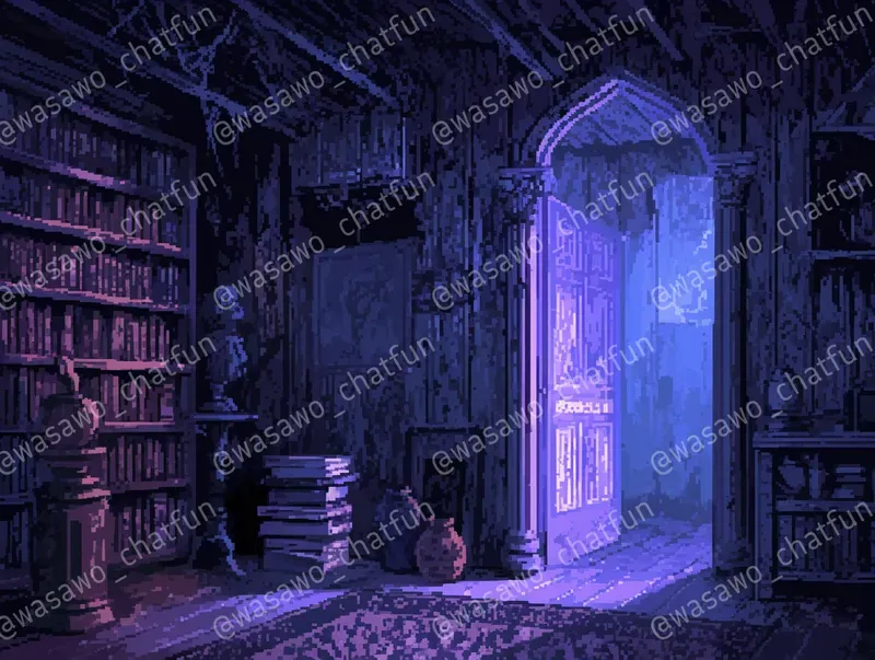 1990s Horror Sound Novel Backgrounds