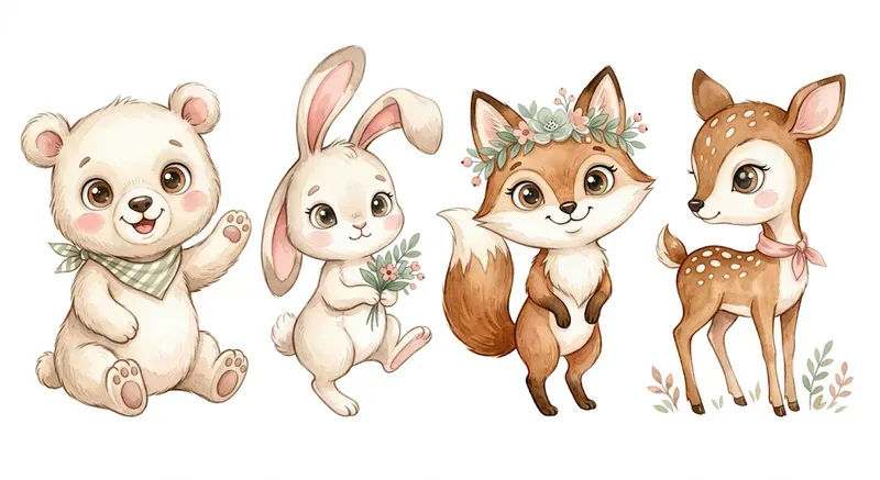 Cute Character Clipart Generator