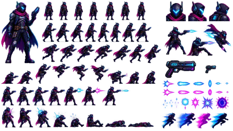 Modular Pixel Sprite Systems