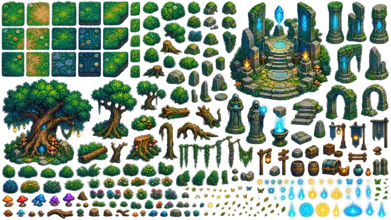 Modular Pixel Sprite Systems