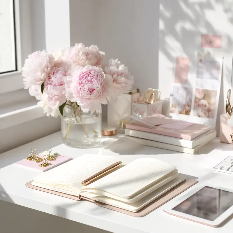 Playful Feminine Workspaces