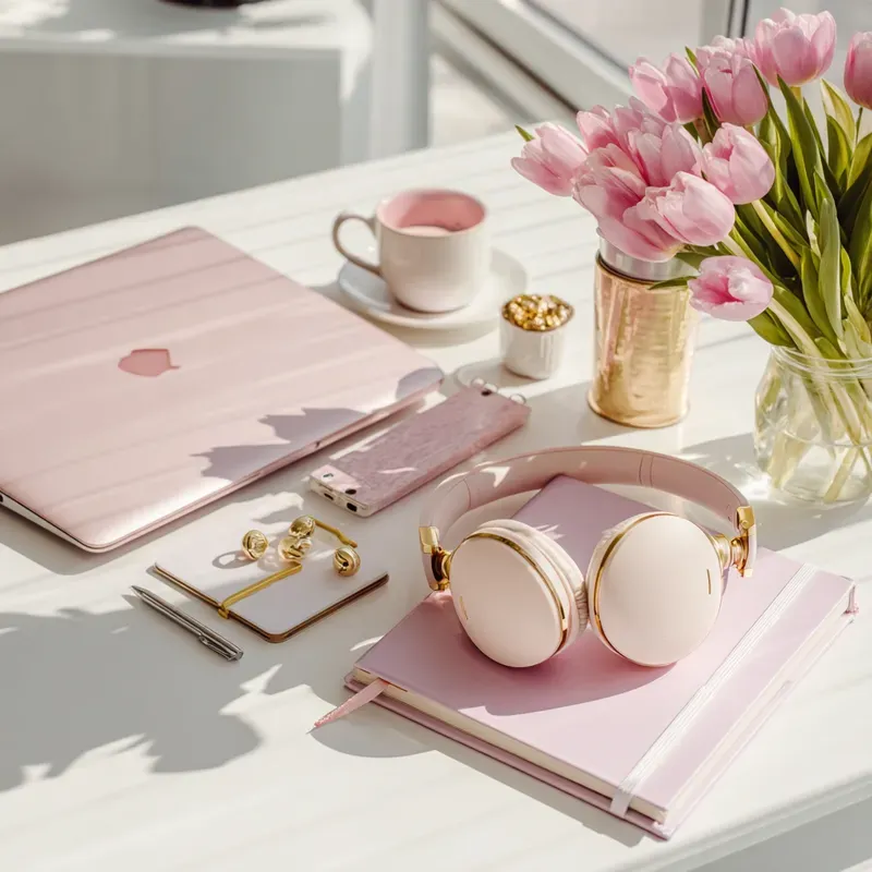 Playful Feminine Workspaces