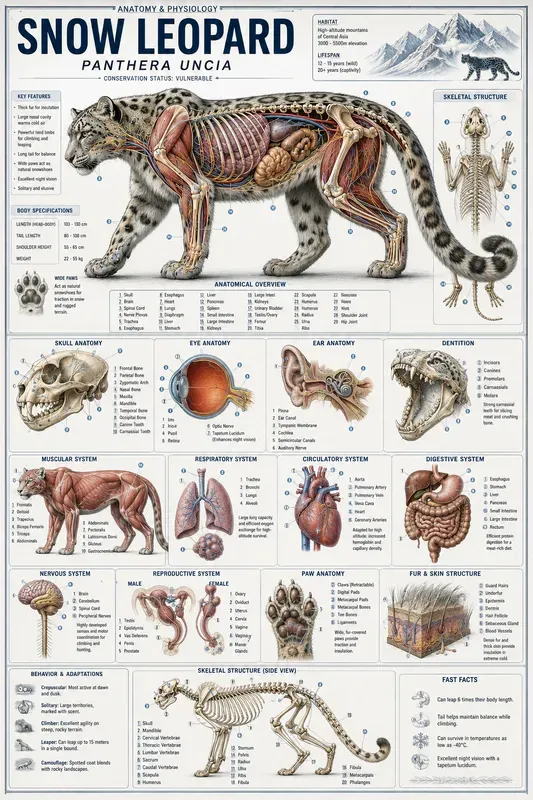 Animal Anatomy Infographics