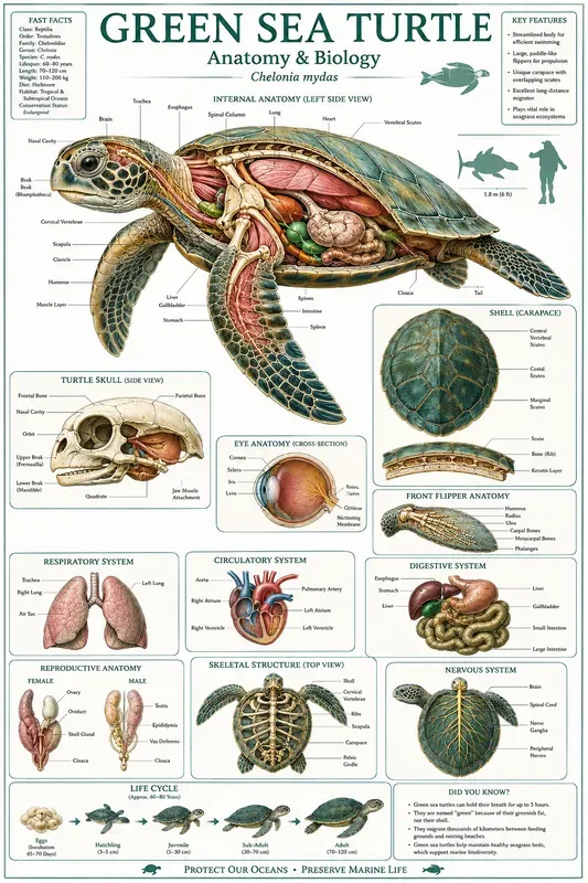 Animal Anatomy Infographics