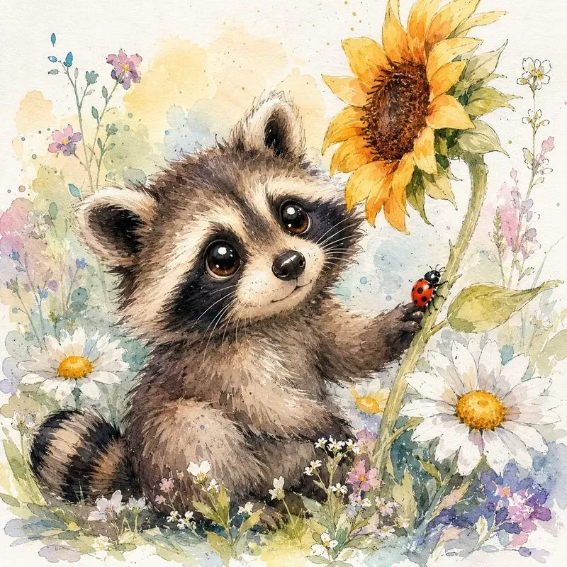 Whimsical Watercolor Animal Dreams