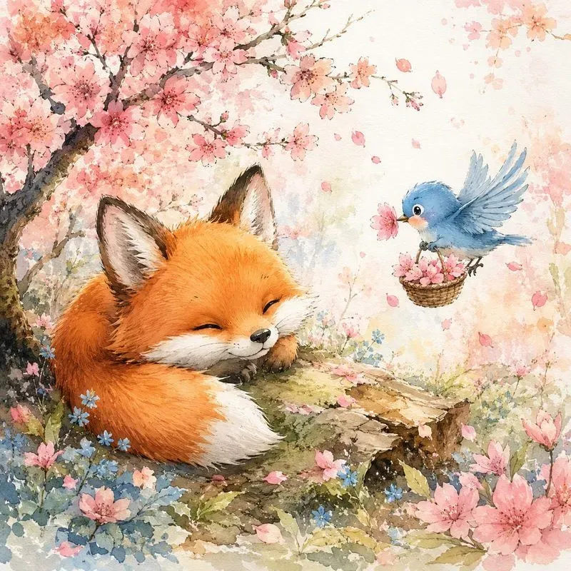 Whimsical Watercolor Animal Dreams