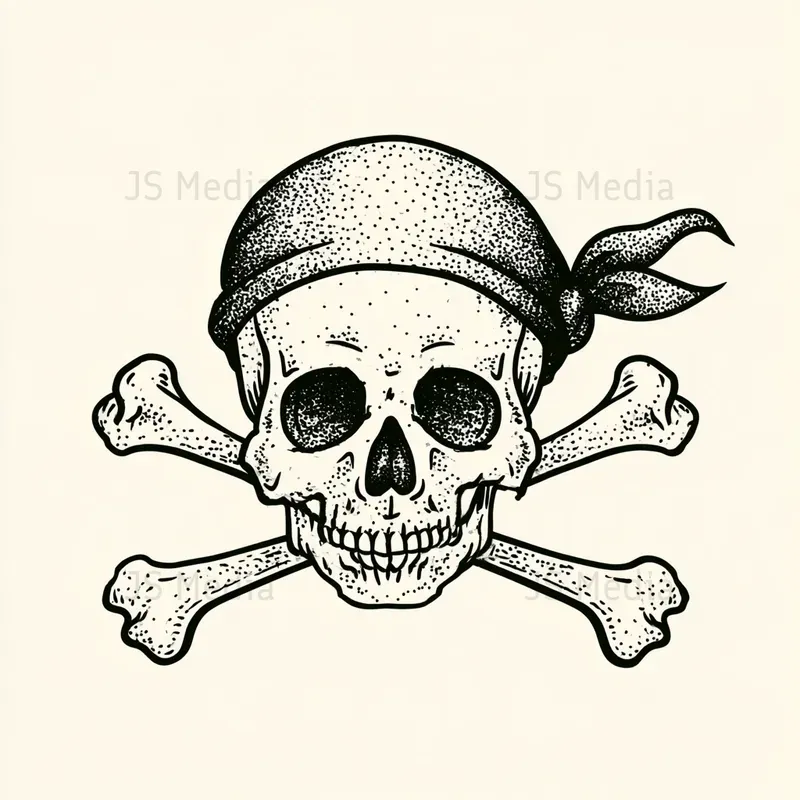 Handdrawn Nautical Tattoo Flash Icons