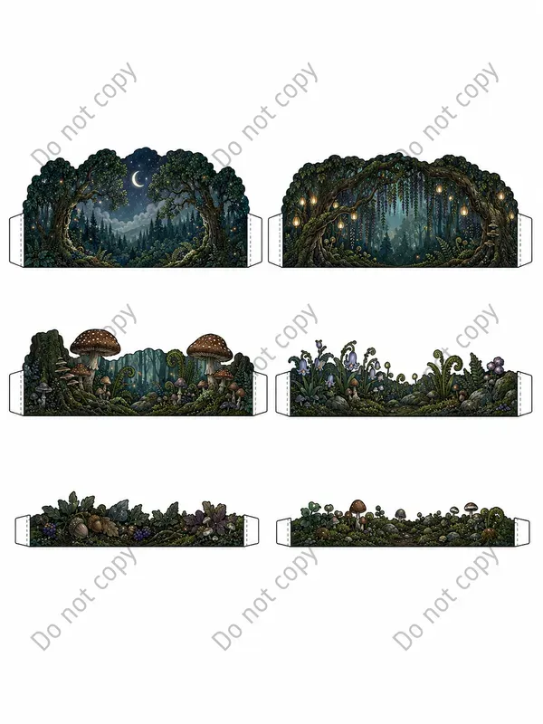 Pop Up Card Cutout Sheets