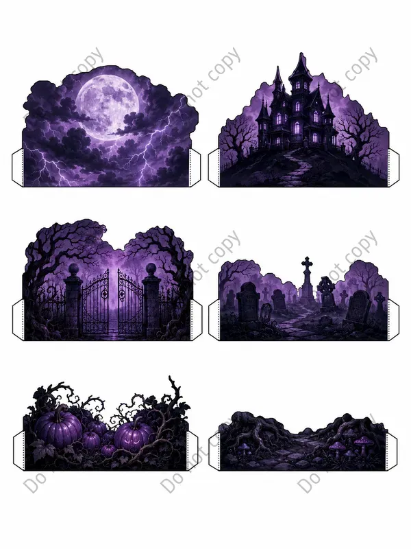 Pop Up Card Cutout Sheets