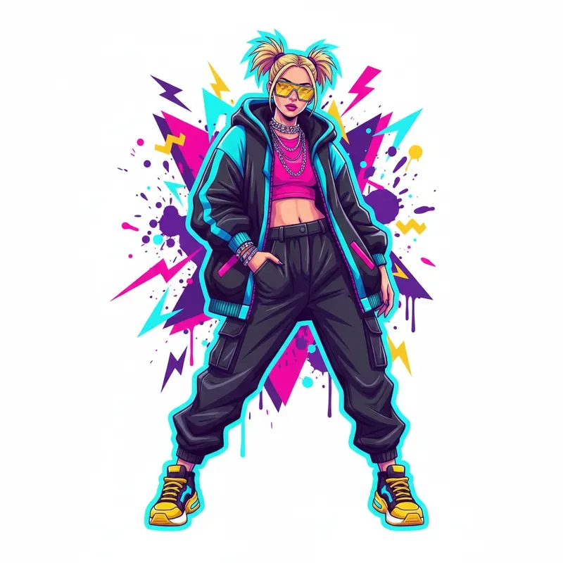 Elite Neon Urban Popart Vectors