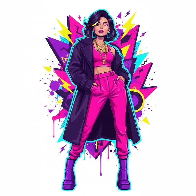 Elite Neon Urban Popart Vectors