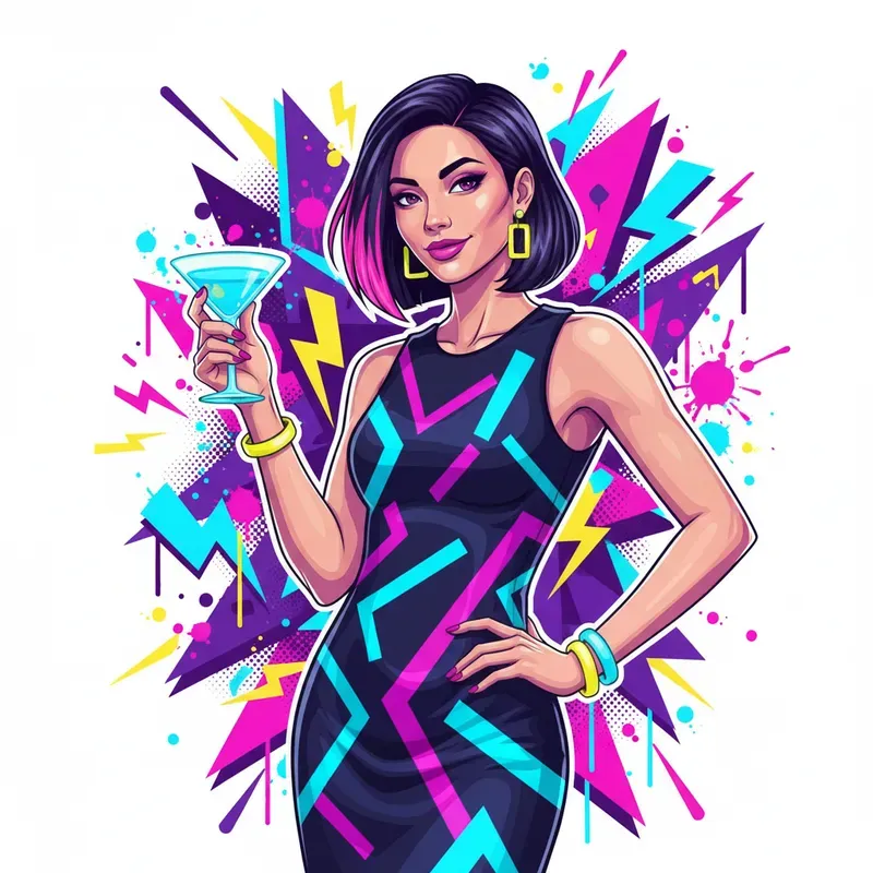 Elite Neon Urban Popart Vectors