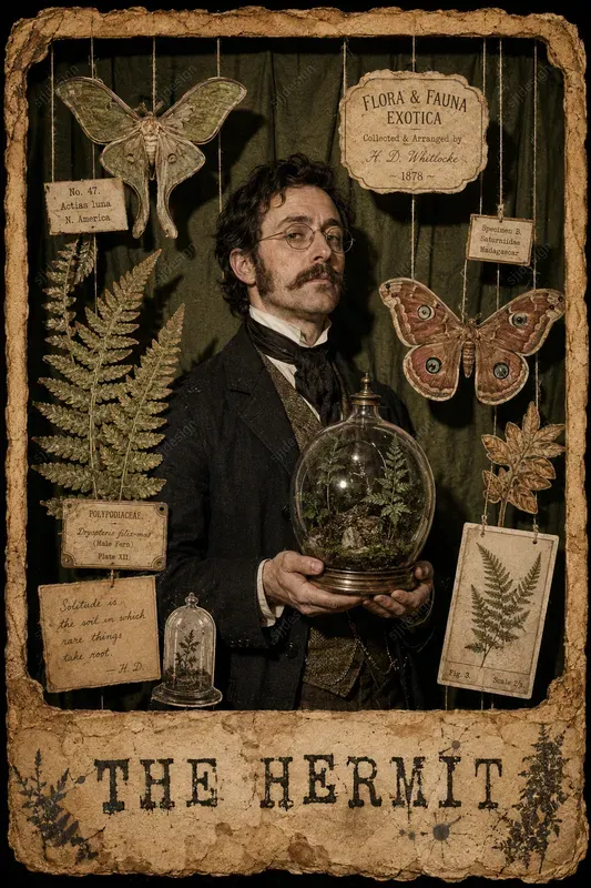 Retro Tarot Card Diorama Collages