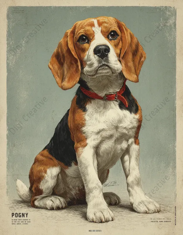 Vintage Crayon Animal Posters