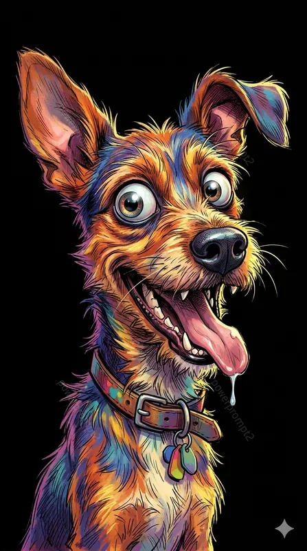 Vibrant Caricature Posters