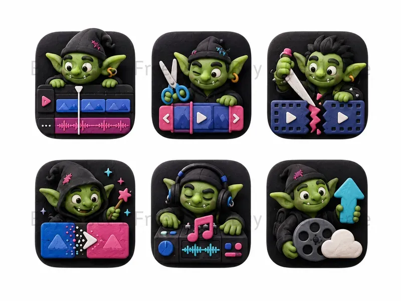 Cute App Mobile Icon Sets
