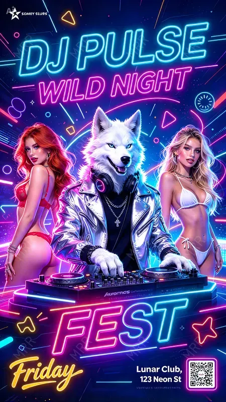 Nightlife Party Girls Posters