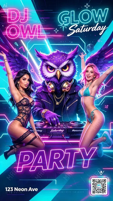 Nightlife Party Girls Posters
