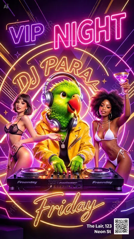 Nightlife Party Girls Posters