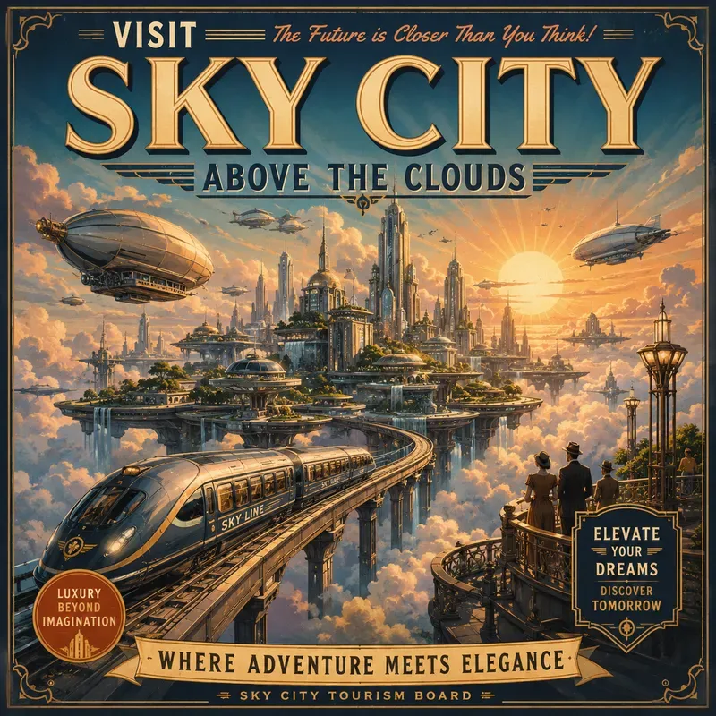 Vintage Landmark Travel Posters